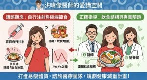 洪暐傑醫師與夏子雯營養師破解瘦瘦針與5大減重迷思